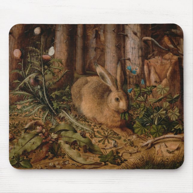 A Hare i skogen (av Hans Hoffmann) Musmatta (Framsidan)
