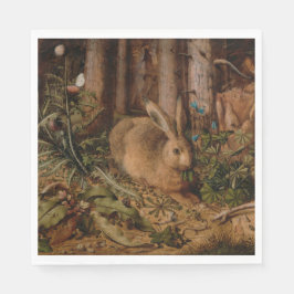 A Hare i skogen (av Hans Hoffmann) Pappersservett