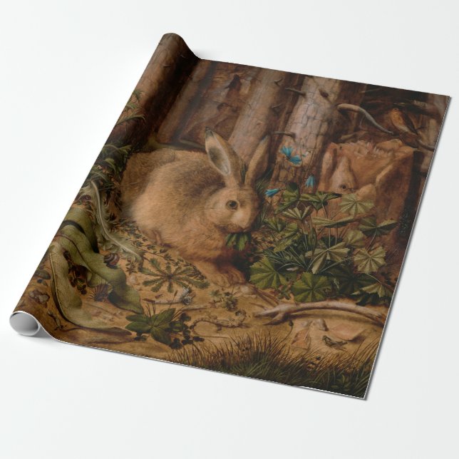 A Hare i skogen (av Hans Hoffmann) Presentpapper (Utrullad)