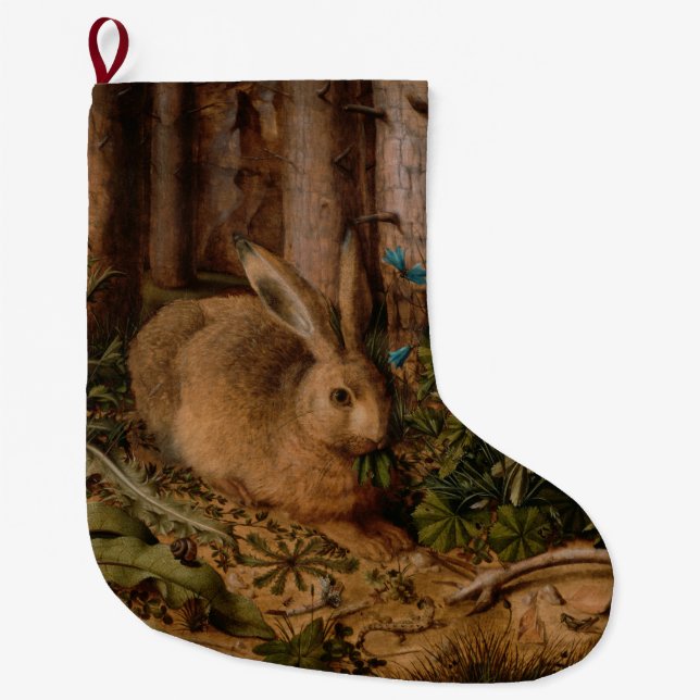 A Hare i skogen (av Hans Hoffmann) Stor Julstrumpa (Framsidan)