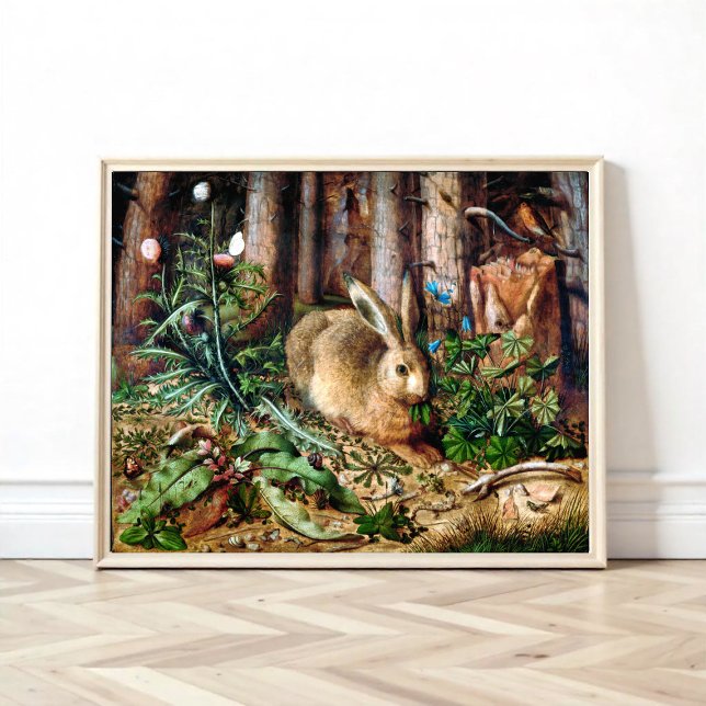 A Hare i skogen Poster (Skapare uppladdad)