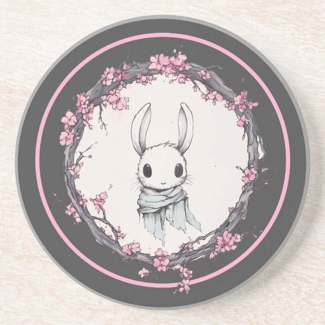 A Hare's Vår, Cherry Blommars,Sandstone Underlägg (Framsidan)
