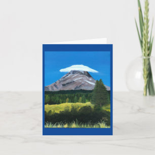 A Hat for Mt-Huva - hälsningskort Kort
