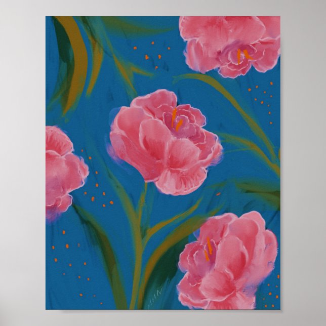 A Hawaiian Flowerscape Poster (Framsidan)