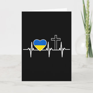 A Heart For Jesus And Ukraine - Christian Clothing Kort
