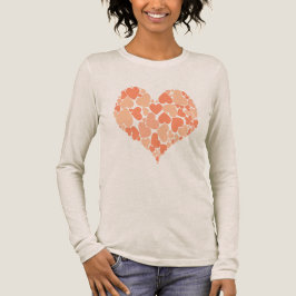 A Heart Of Hearts Romantic Design Pastel Peach T Shirt