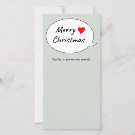 A heartfelt Merry Christmas Julkort