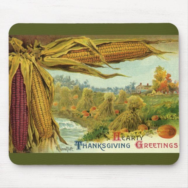 A Hearty Thanksgiving; Indian Maj och Haystacks Musmatta (Framsidan)