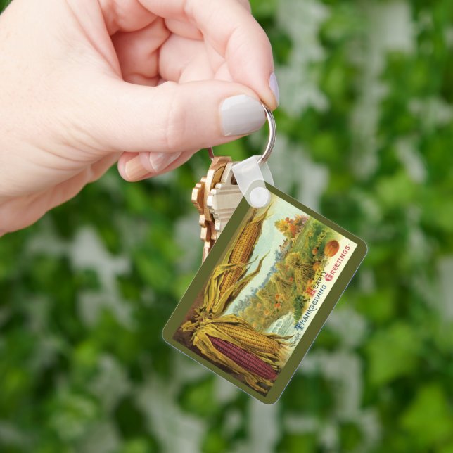 A Hearty Thanksgiving; Indian Maj och Haystacks Nyckelring (Hand)
