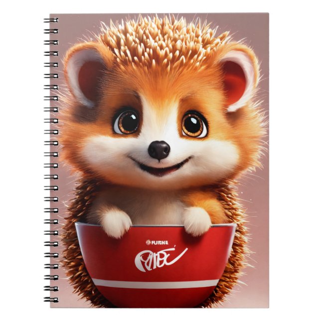A Hedgehog-Inspired Bok Cover Anteckningsbok (Framsidan)