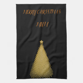 A helgdag trasa för mamma kökshandduk