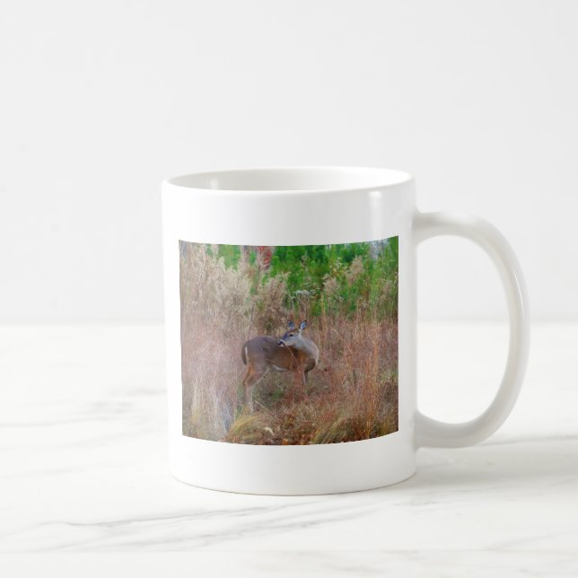 A Hjort i Tall Grass Kaffemugg (Höger)