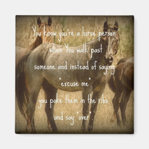 A Horse Person Magnet