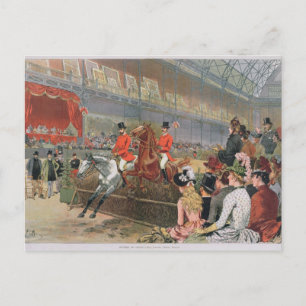 A Horse Tävling, 1886 Vykort