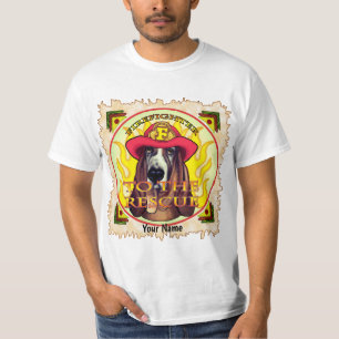A Hound Hund Firefighter T-Shirt