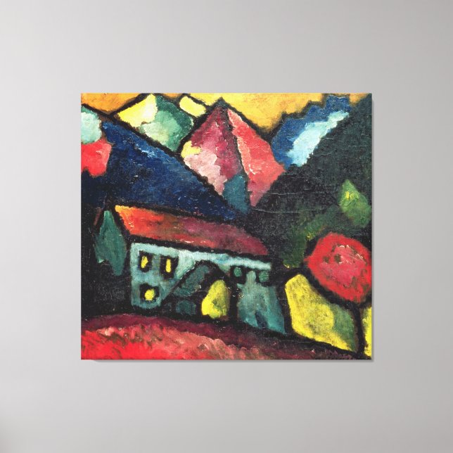 A House in the Mountains, 1912 Canvastryck (Framsida)
