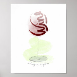 A Hug i ett glas Poster