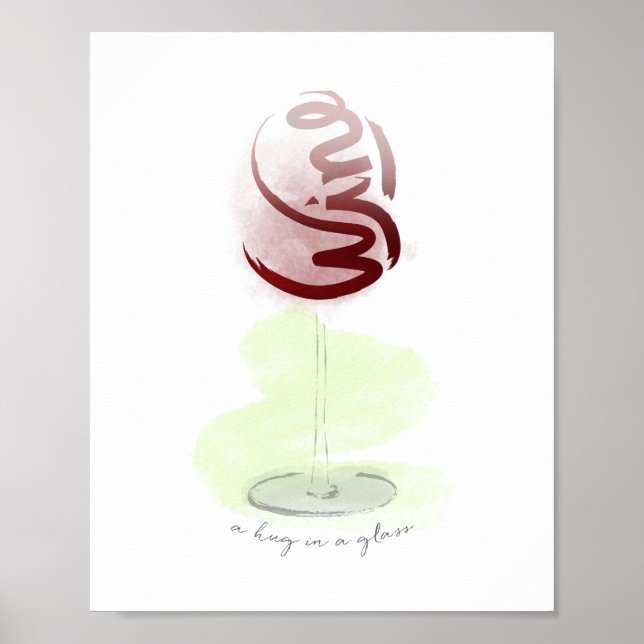 A Hug i ett glas Poster (Framsidan)