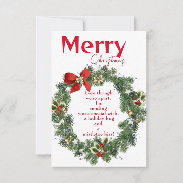 A Hug till jul Kort (Framsida)