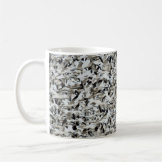 A HUGE DENSE FLOCK OF SNOW GEESE FLY TOGETHER IN T KAFFEMUGG