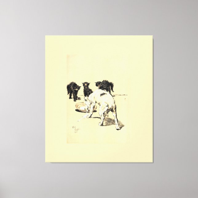 A Hund Day Pl 03 (1902) Cecil Charles Tapestry Canvastryck (Framsida)