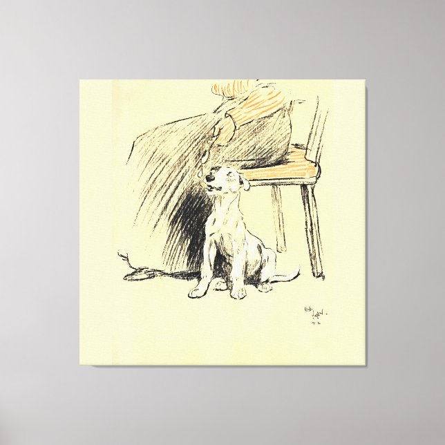 A Hund Day Pl 12 (1902) Cecil Charles Windsor Canvastryck (Framsida)