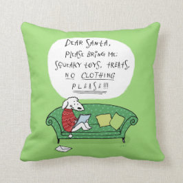 A Hund's Brev to Santa - Ljuskans juldesign Kudde