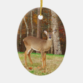 A Hunters Dream Hjort Julgransprydnad Keramik