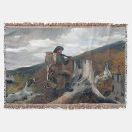 A Huntsman och Hundar Winslow Homer 1891 Filt