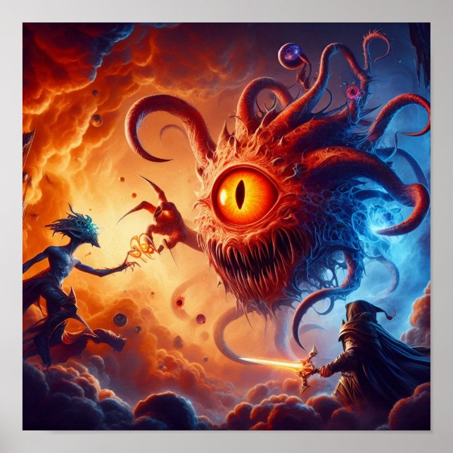 A.I. Beholder Battle Poster (Framsidan)