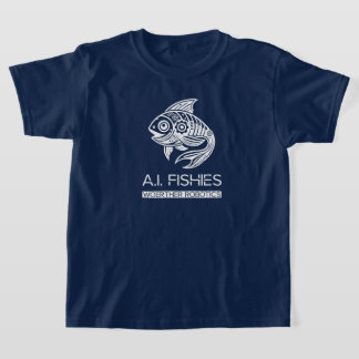A.I. Fishies Woerther Robotics White Design Shirt T