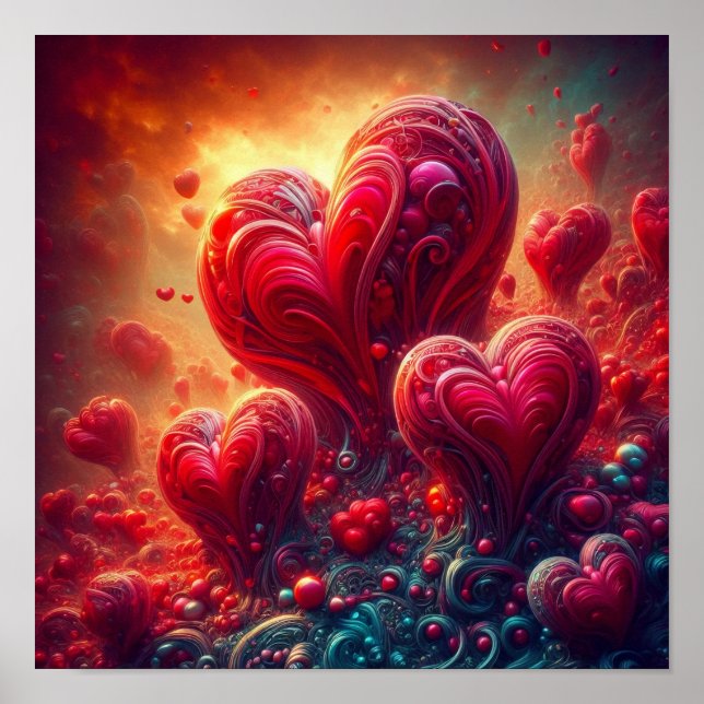 A.I. Hearts Collage Poster (Framsidan)