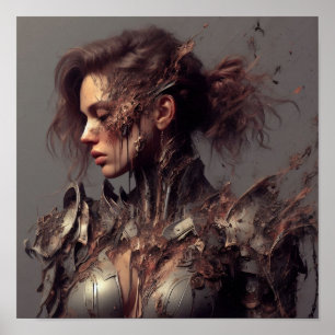 A.I. Lera Caken Female Knight Poster