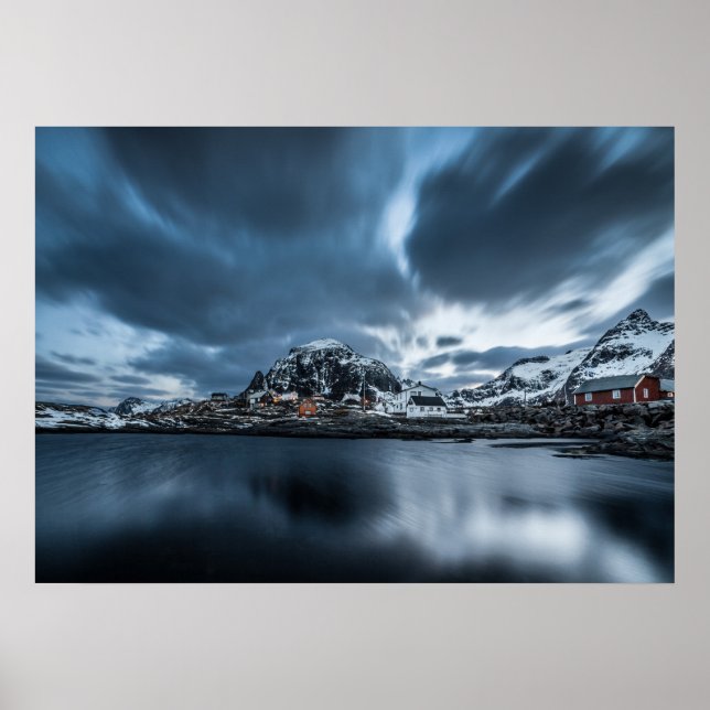 Å i Lofoten - Norge Poster (Framsidan)