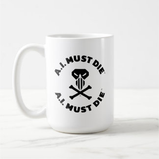 A.I. Must Die™ Logga Mugg (Fet Skrift)