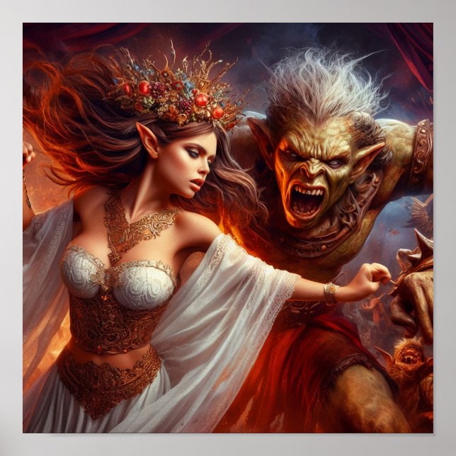 A.I. Princess och Goblin Poster (Framsidan)