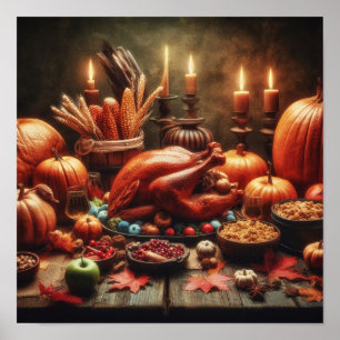A.I. Thanksgiving Middag Poster