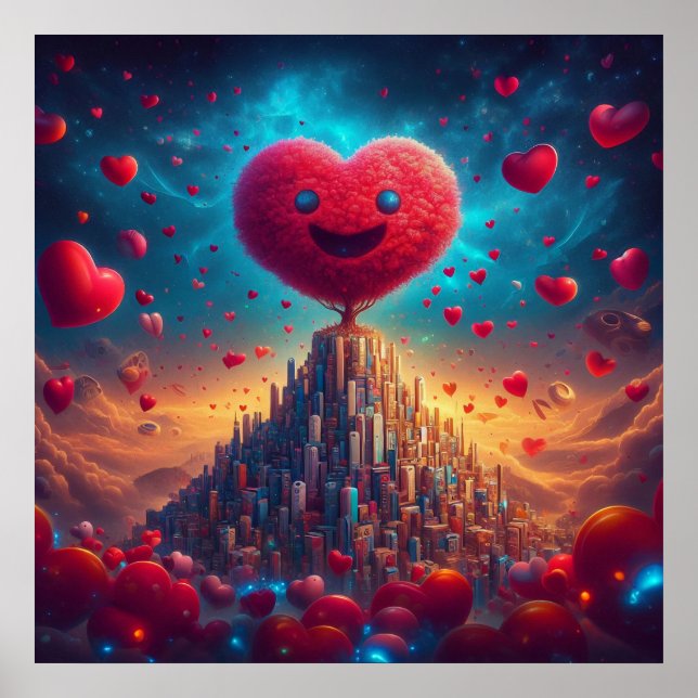 A.I. Träd i Hearts Poster (Framsidan)