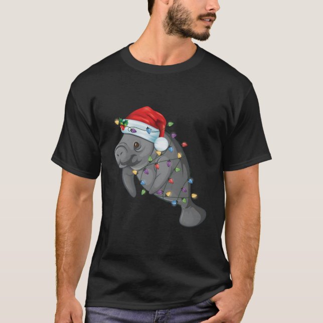 A In Santa A Pajama T Shirt (Framsida)