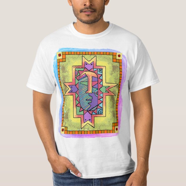 A Inca Ansikte T Shirt (Framsida)