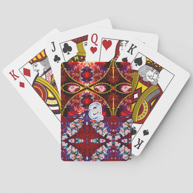 "a" Infoga Clown Här Casinokort (Baksidan)