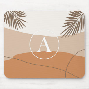 A - Inledande monogram Brev A Abstrakt utformning Musmatta