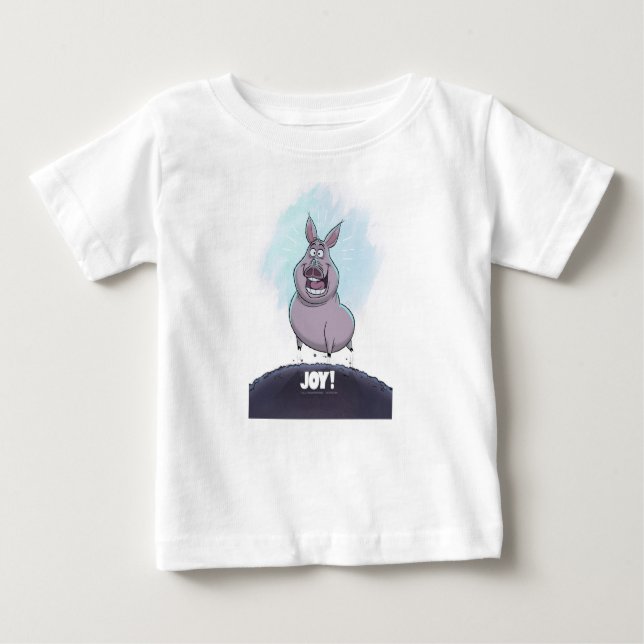 A. J. HOGG "JOY" ONE-BIET BABY BODY KOSTYM - T SHIRT (Framsida)