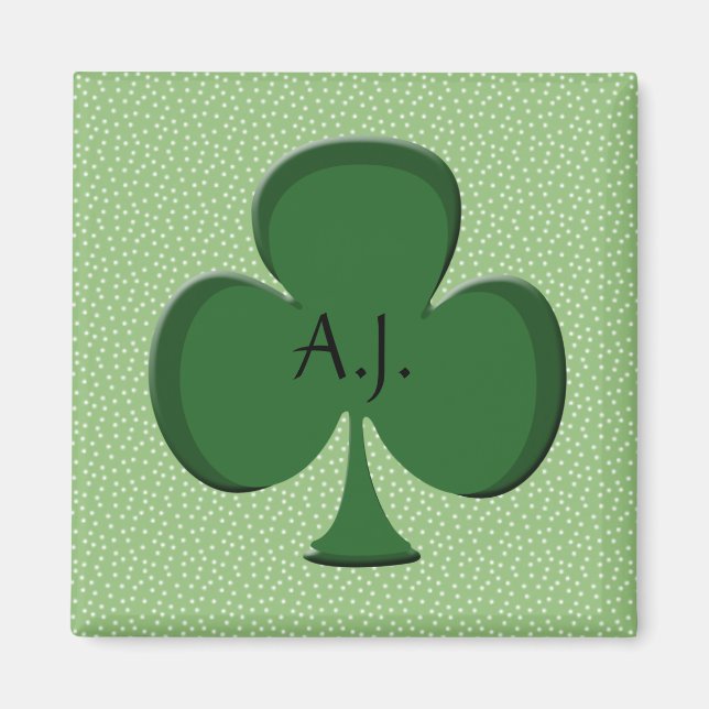 A.J. Shamrock My Namn Magnet (Framsidan)