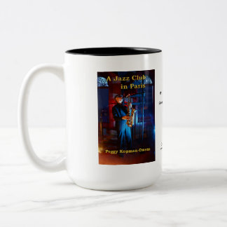 "A Jazz-Klubben i Paris" Två-Tonad Mugg