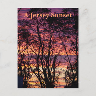 A Jersey Sunset Vykort