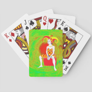 A jester Queen Casinokort