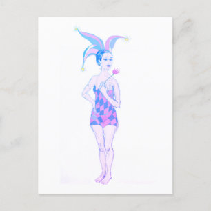 A jester vykort