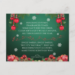 A Jingle Bells Holiday Parody - Jingle Smells Vykort
