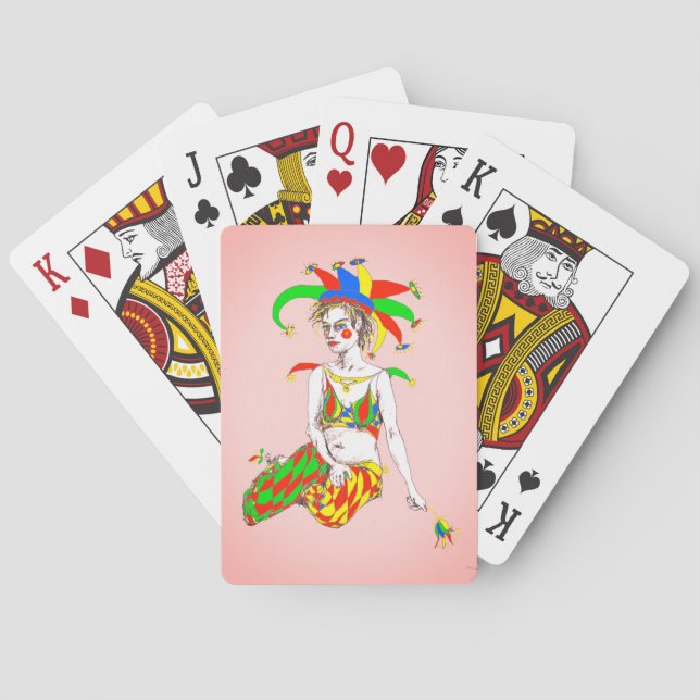 A joker casinokort (Baksidan)